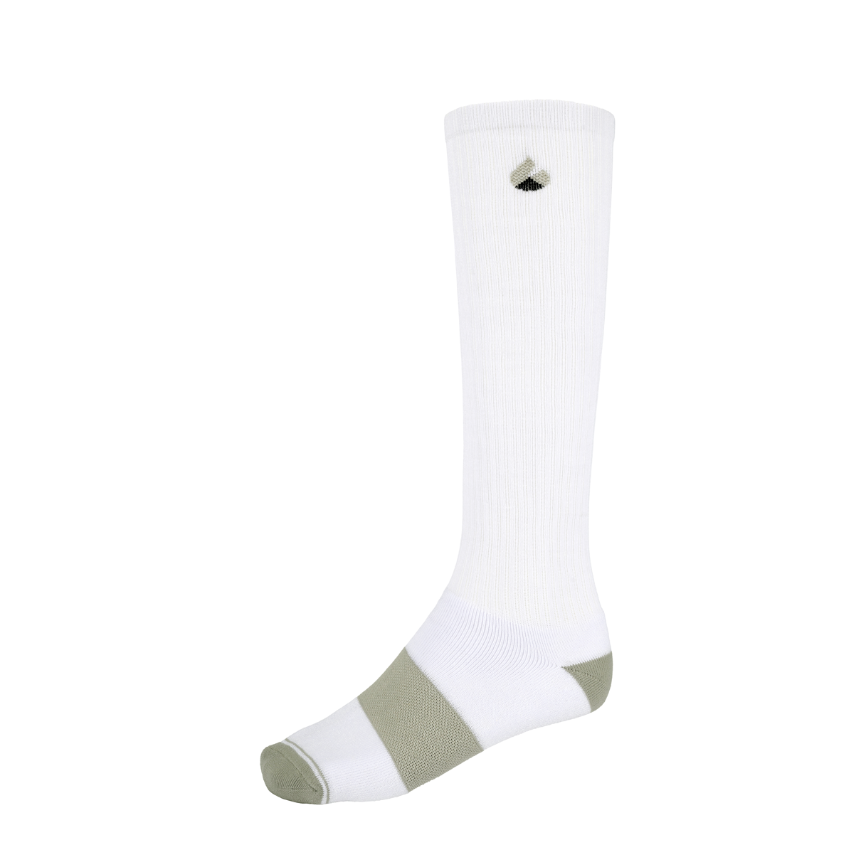Chaussettes Compression Blanc/Gris