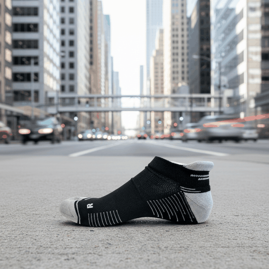 Running Socks Low Cut Black/Grey