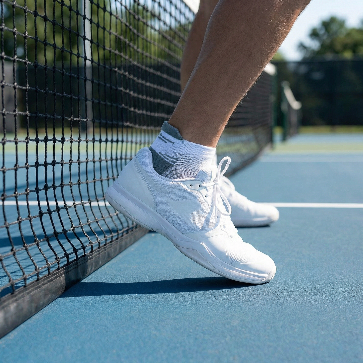 Tennis Socks Low Cut Lite White/Grey