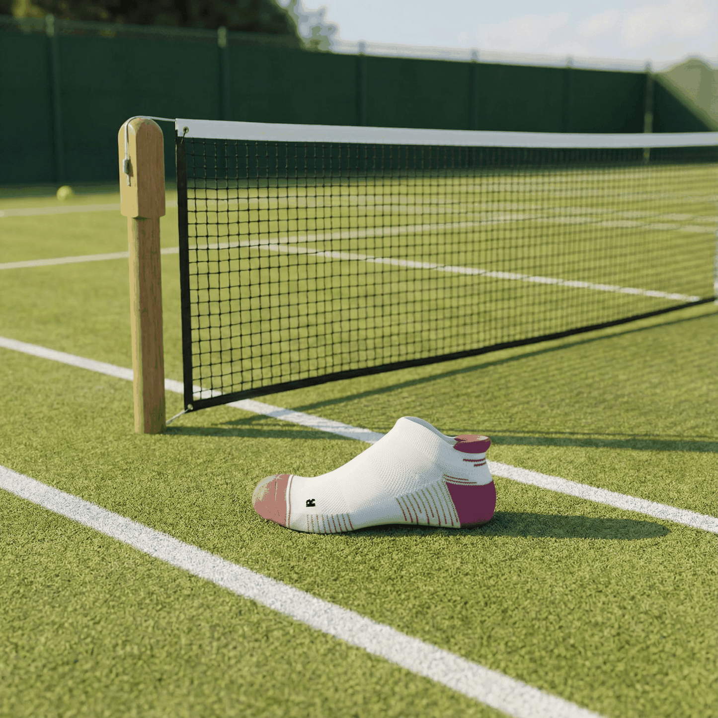 Tennis Socken Low Cut Lite Weiss/Rosa