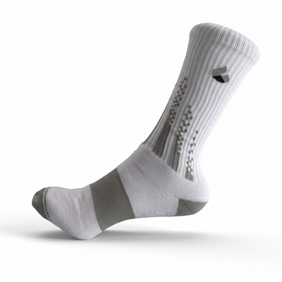 Chaussettes de Padel Crew Blanc/Gris