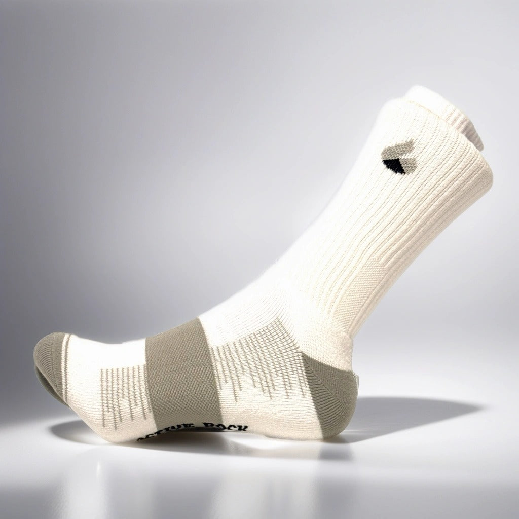 Active Rock Tennis Socks Crew Lite White/Grey